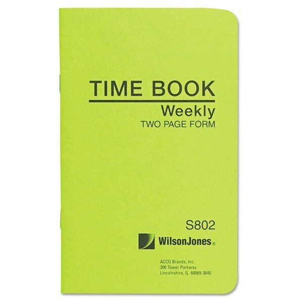 Time Book, Week Ending 36Page, 6.75x4.13, WILSON JONES, Mfr# WS802A